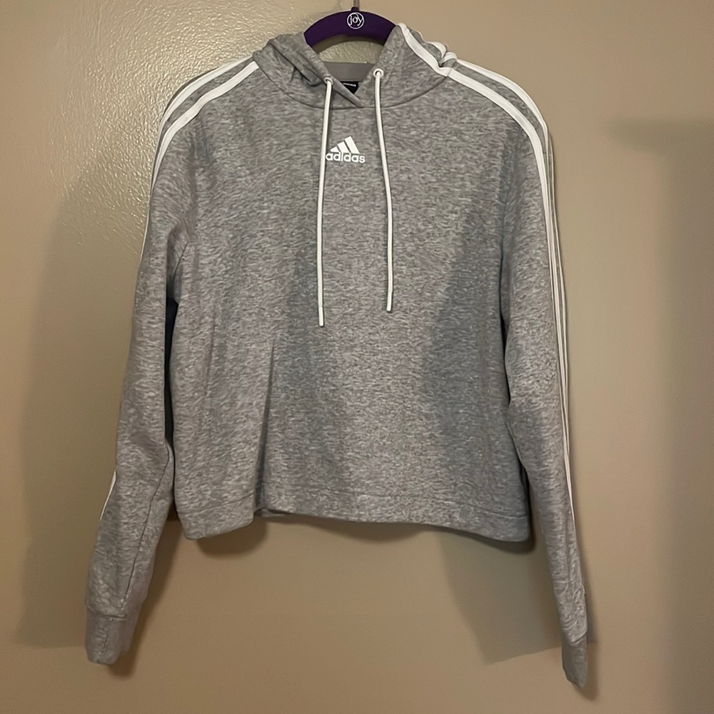 Adidas crop hoodie